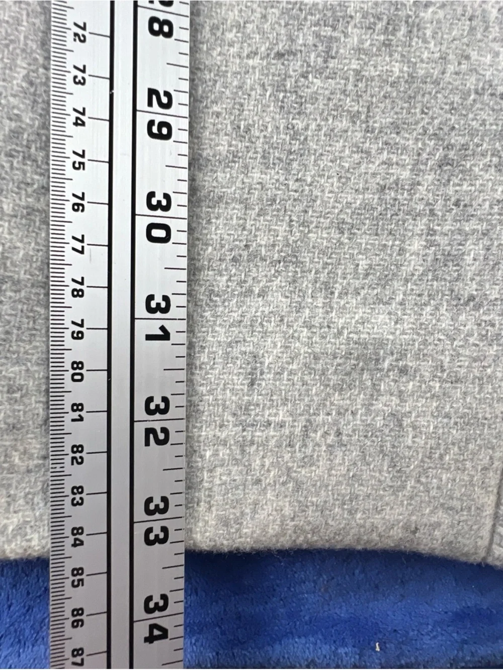 J. CREW Nello Gori Toscana Coat Italian Stadium-Cloth Wool Blend Size 10 Gray